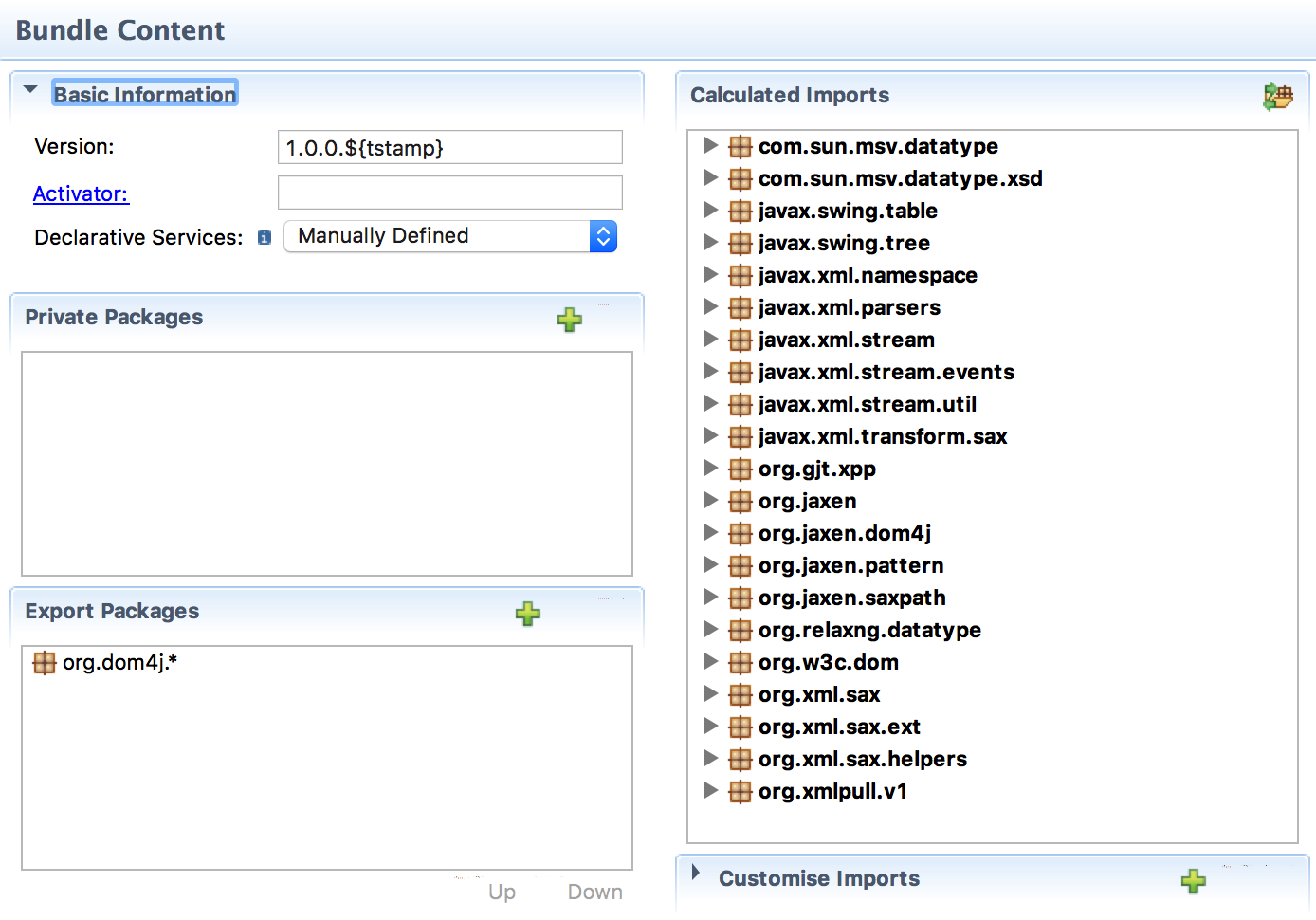 DOM4J dependencies